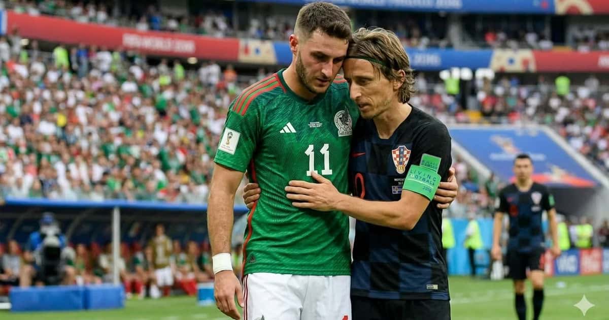 Modrić defendió a Santiago Giménez