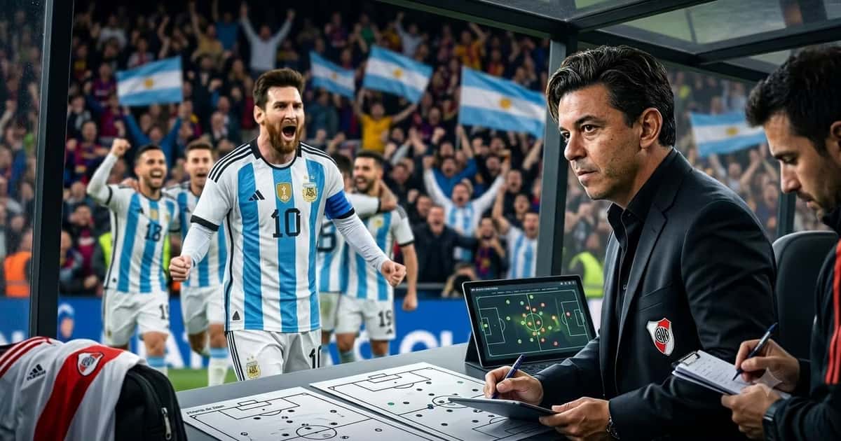 Marcelo Gallardo analizó los goles de Messi