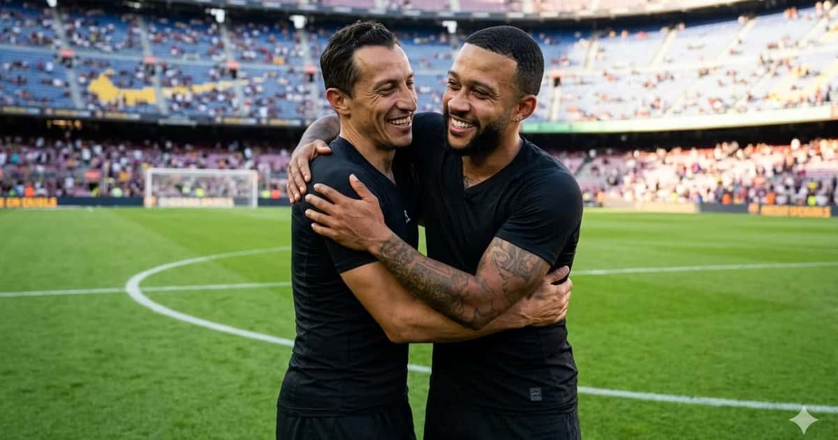 Memphis Depay y Andrés Guardado se encontraron en el Países Bajos vs. Japón