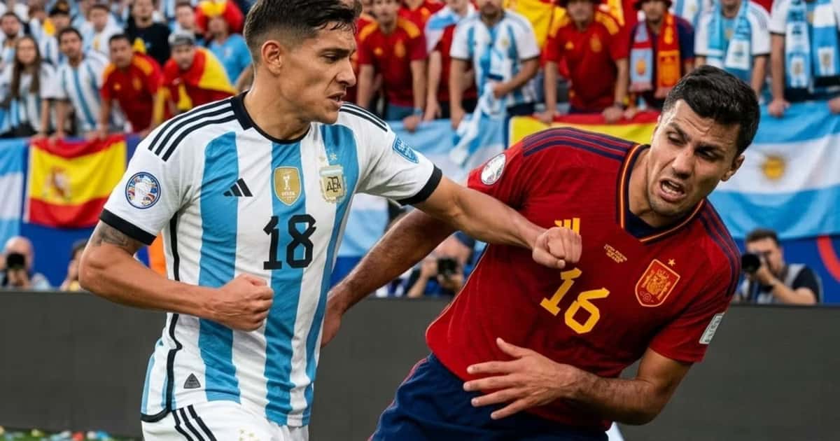 Nahuel Molina agredió a Rodri