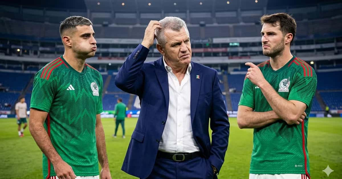 Javier Aguirre no sabe si elegir a Santiago Giménez o Germán Berterame.