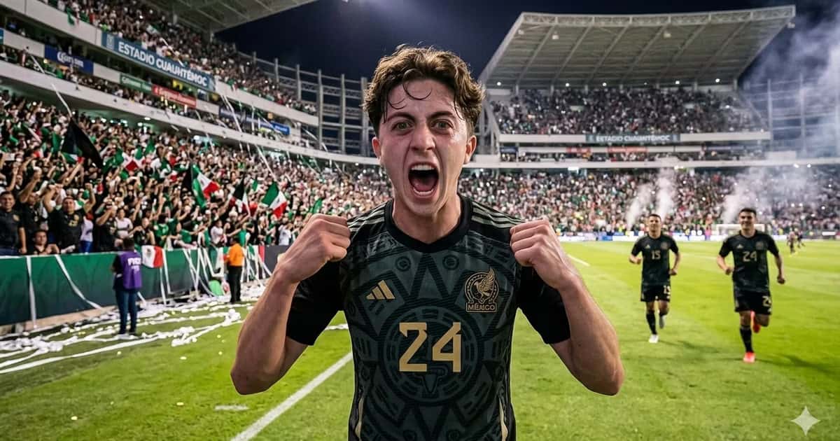 Brian Gutiérrez fue figura con México