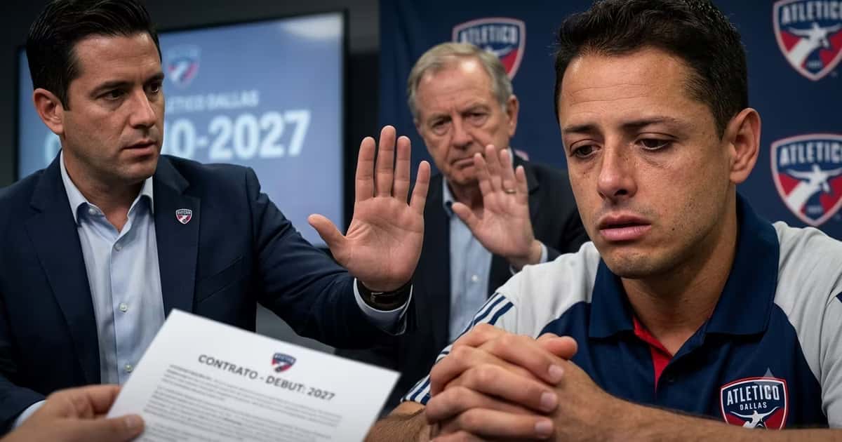 Chicharito Hernández será el primer fichaje del Atlético Dallas, pero comenzará a jugar hasta 2027.