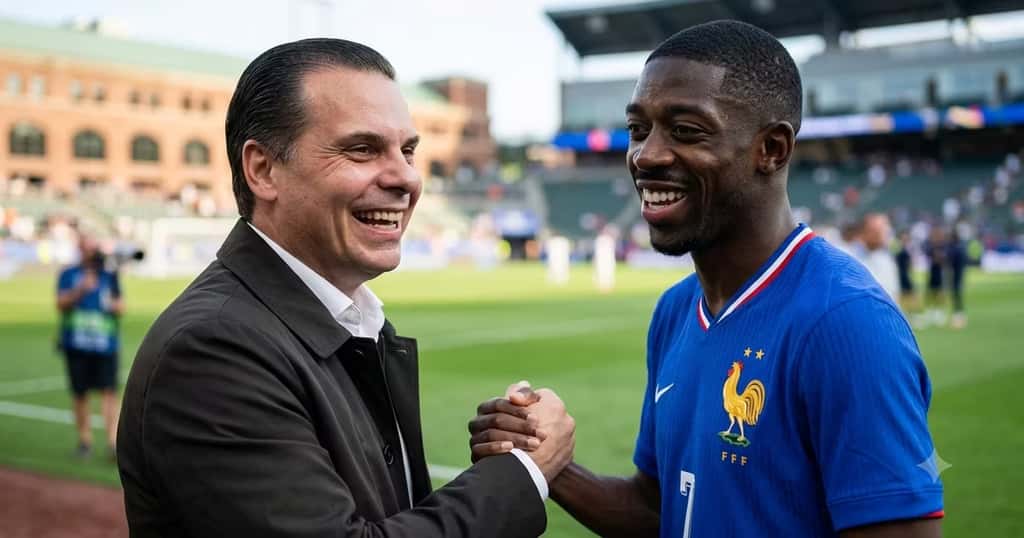 Christian Martinoli se quedó con la playera de Dembélé tras el Francia vs. Marruecos