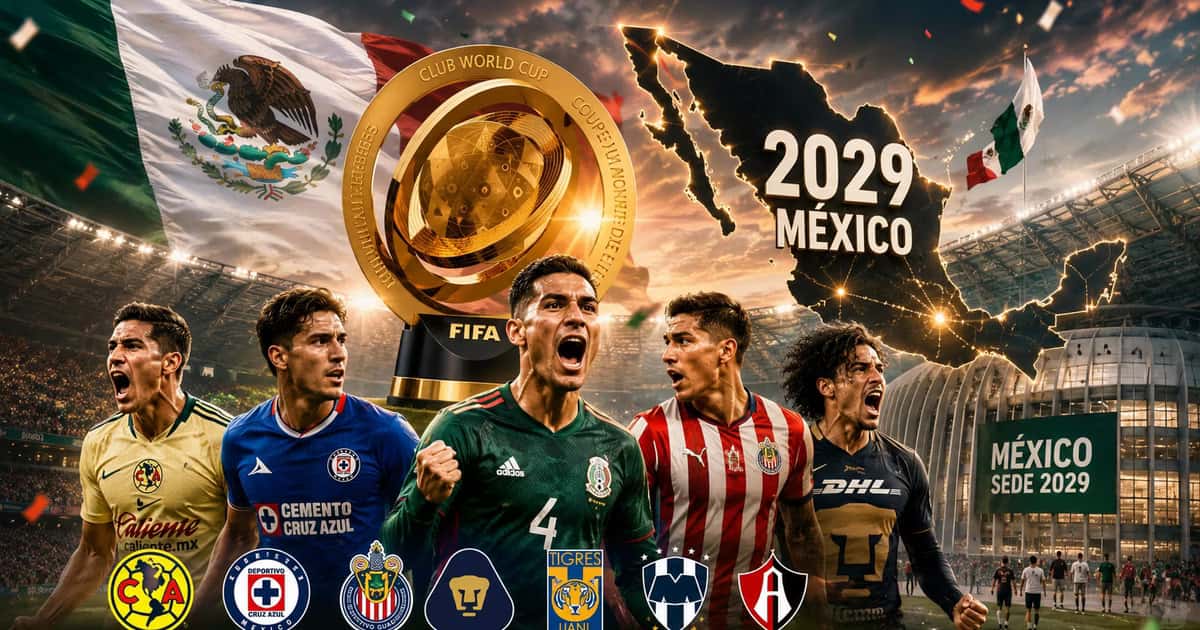 México quiere el Mundial de Clubes 2029 y la Liga MX podría tener más representantes si aparece un cupo de anfitrión.