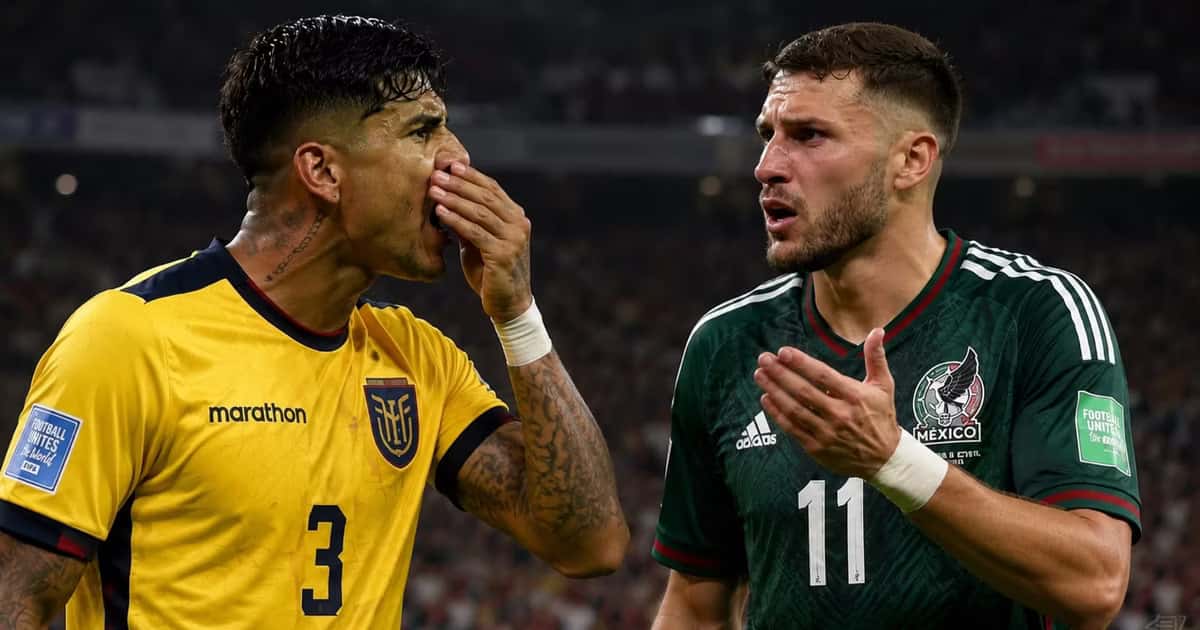 Piero Hincapié aceptó su error por taparse la boca ante Santiago Giménez, pero no reveló qué le dijo.