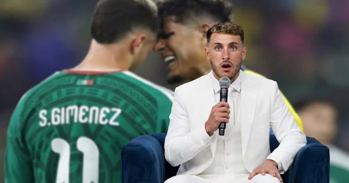 Santiago Giménez habló sobre el insulto de Hincapié