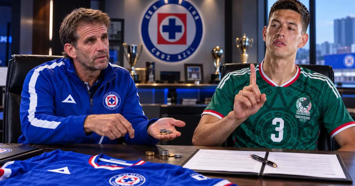 César Montes no llegaría a Cruz Azul
