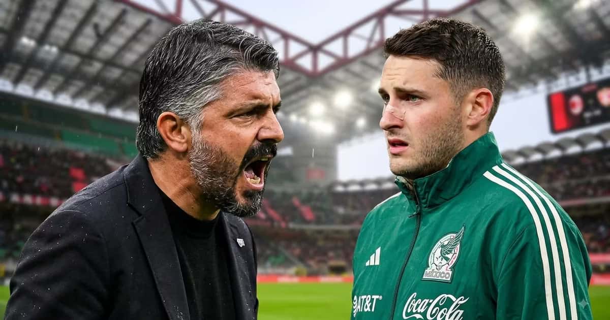 Gennaro Gattuso lanzó críticas ante Santiago Giménez