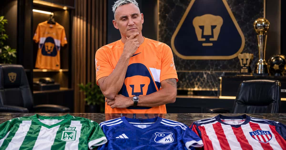 Keylor Navas y los equipos colombianos