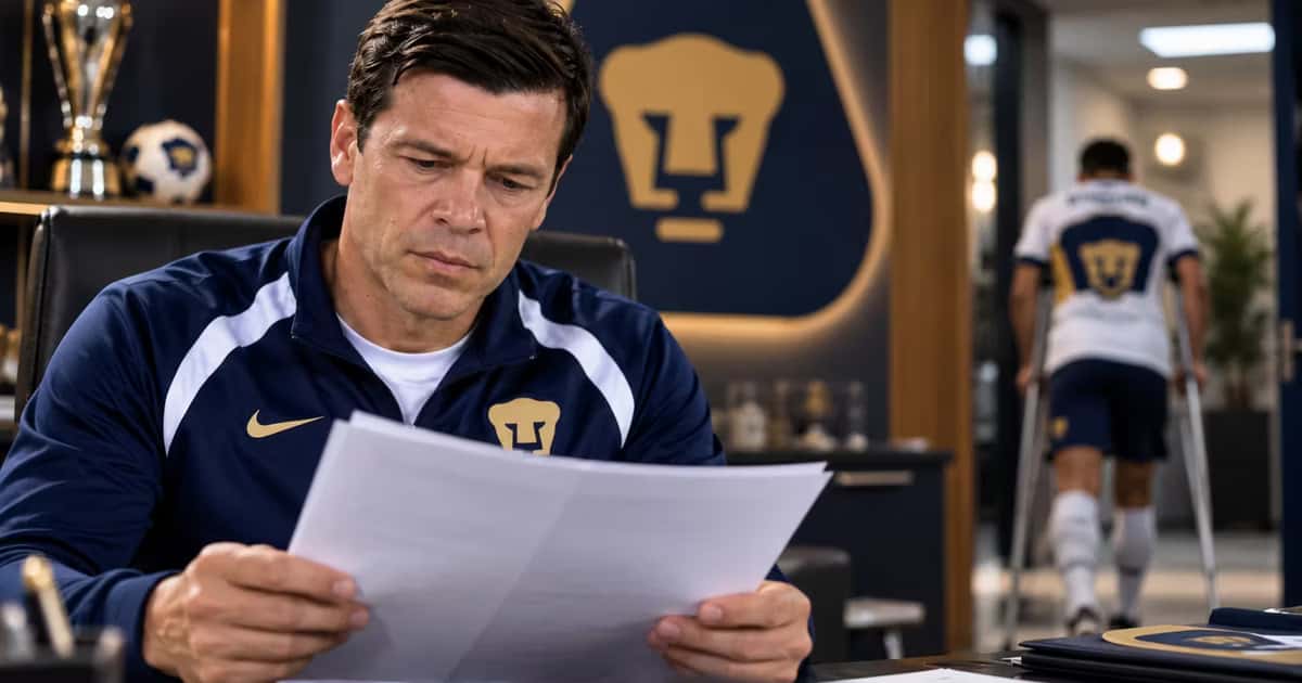 Esteban Solari y una nueva baja para Pumas