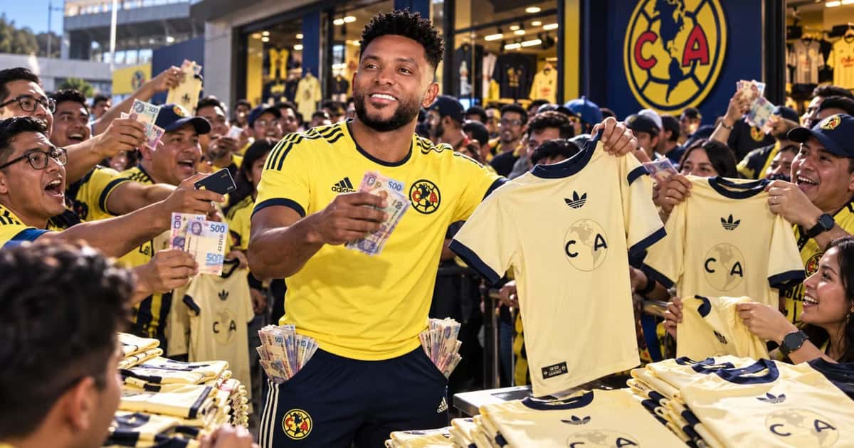 Miguel Borja y la venta de camisetas