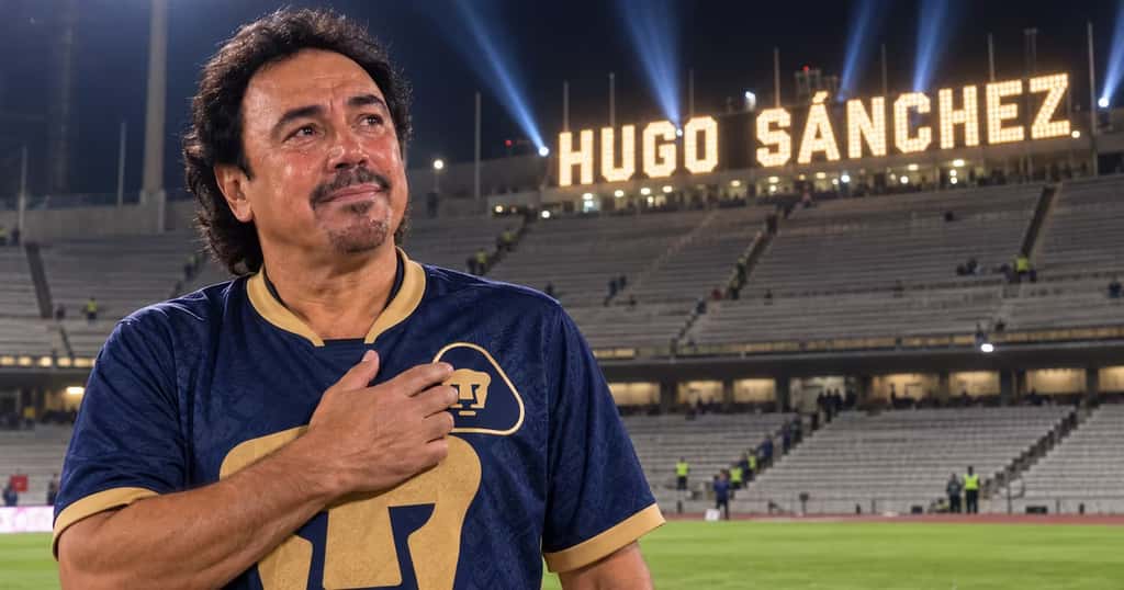 Hugo Sánchez tuvo su homenaje con Pumas, pero CU no se llenó