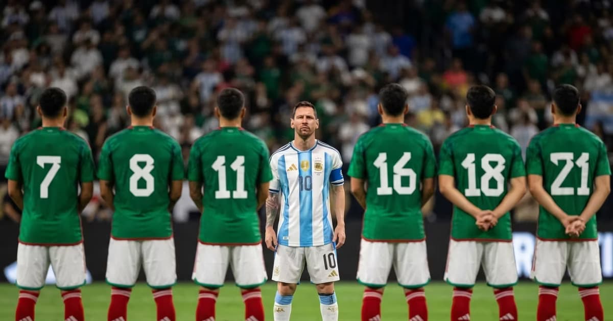 Lionel Messi se retira de la Selección Argentina y los 7 mexicanos con los que compartió cancha