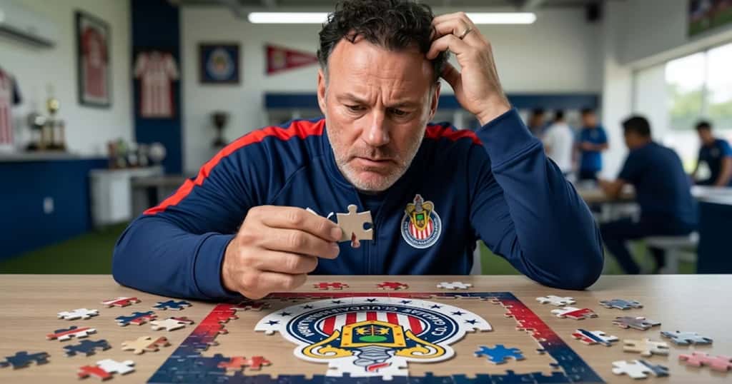 Gabriel Milito en problemas para armar el once de Chivas ante Pachuca