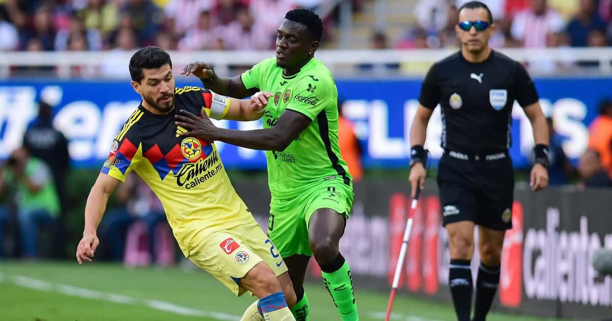 Henry Martin sufrió una falta previa al gol de Juárez, pero no fue sancionada