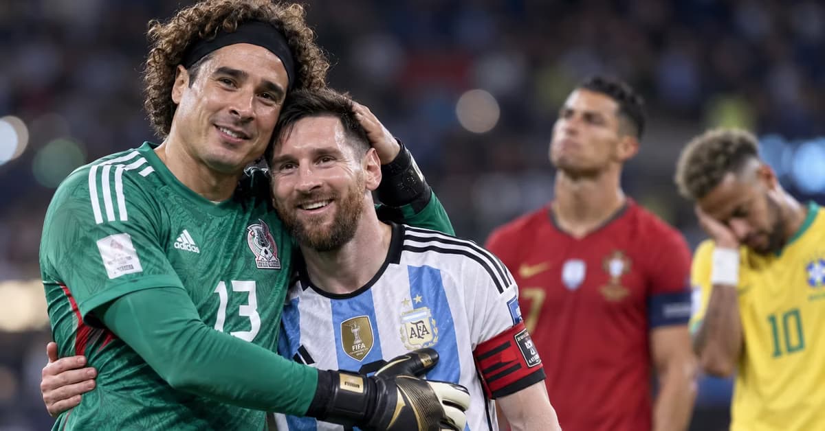 Guillermo Ochoa pone a Lionel Messi por encima de Neymar y Cristiano Ronaldo