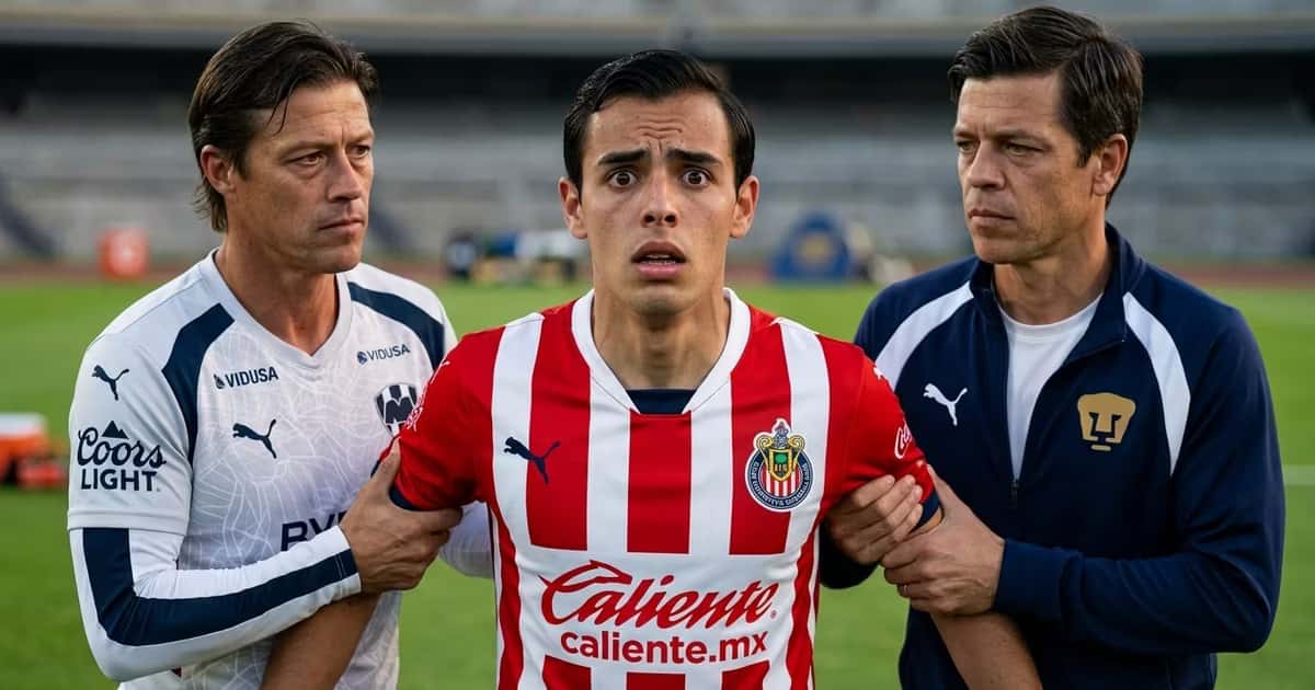 Pumas y Rayados siguen a Hugo Camberos, pero Chivas exige 20 millones de dólares para dejar salir a su joven figura.