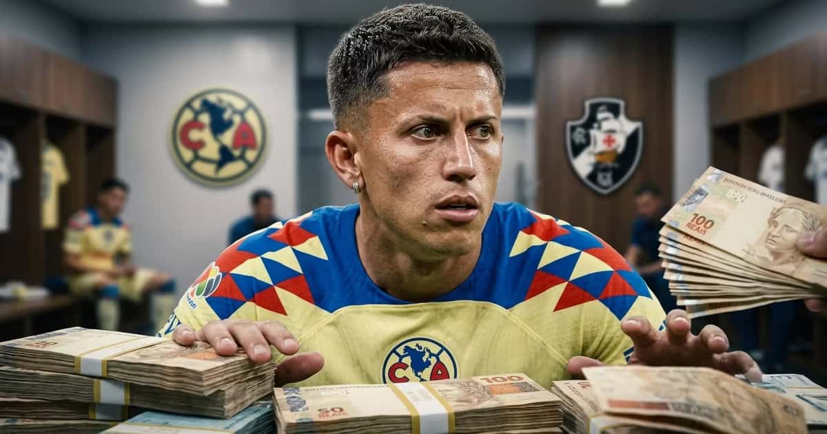 Brian Rodríguez rodeado de billetes