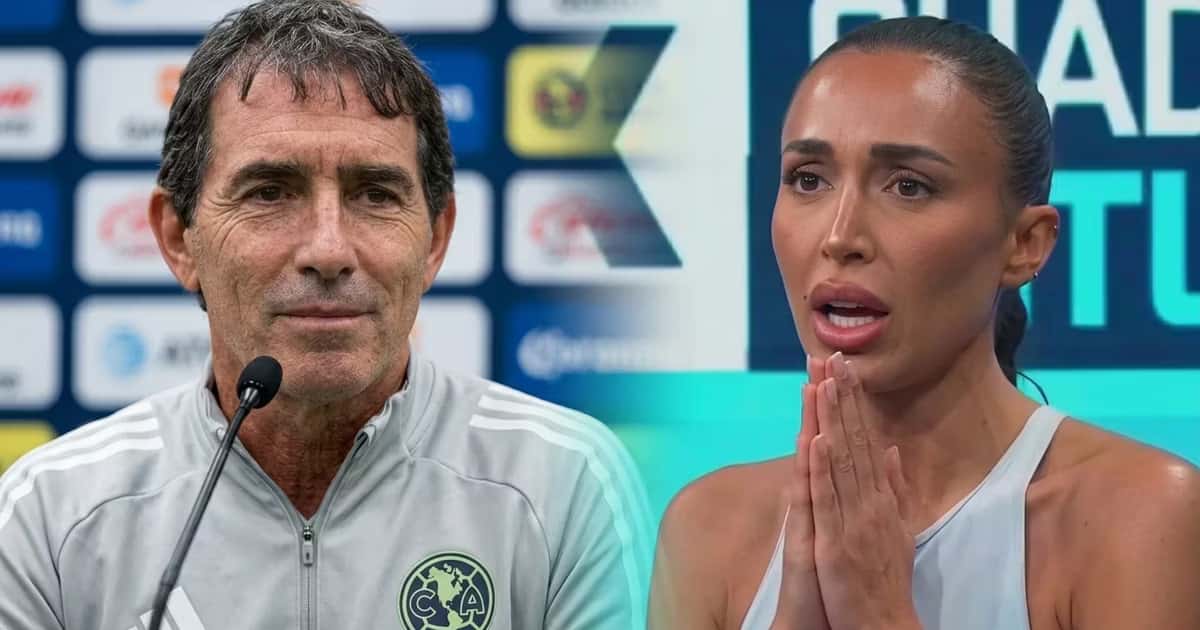 Claudia García criticó la actitud de Guillermo Almada ante la prensa tras el empate del América, en contraste con su intensidad durante el partido.