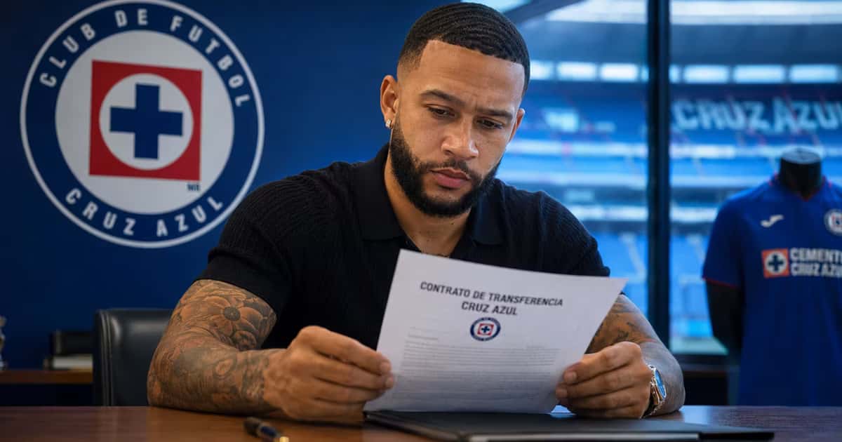 Memphis Depay terminó su contrato con Corinthians y quedó disponible como agente libre, aunque no existe hasta ahora una oferta formal de Cruz Azul.