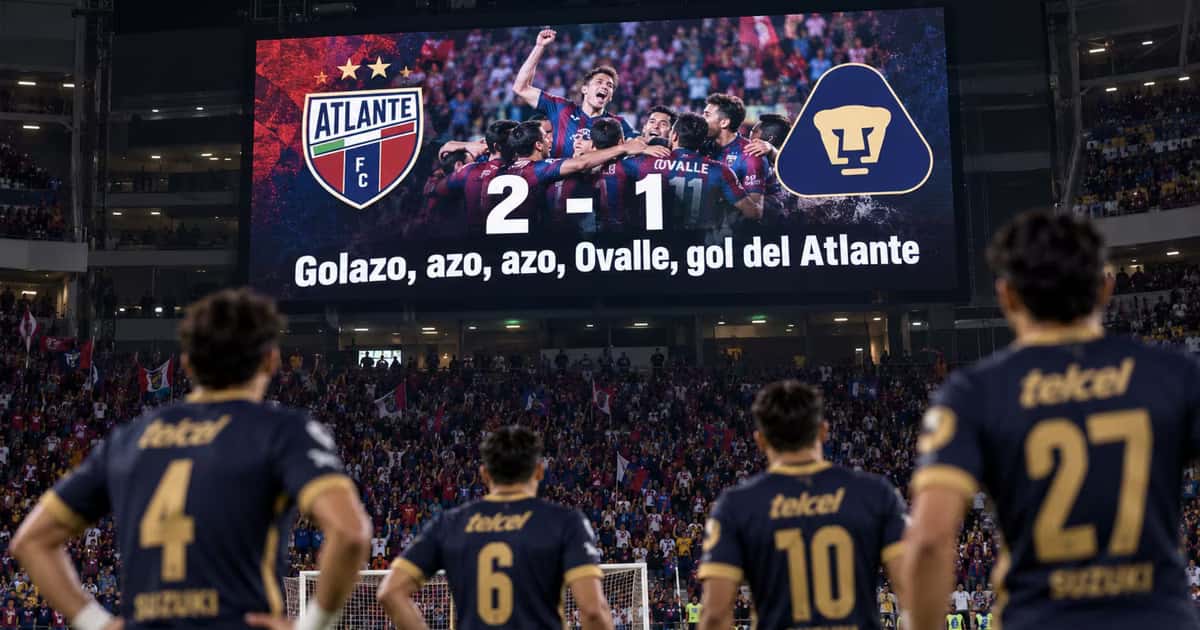 El mensaje de Atlante a Pumas