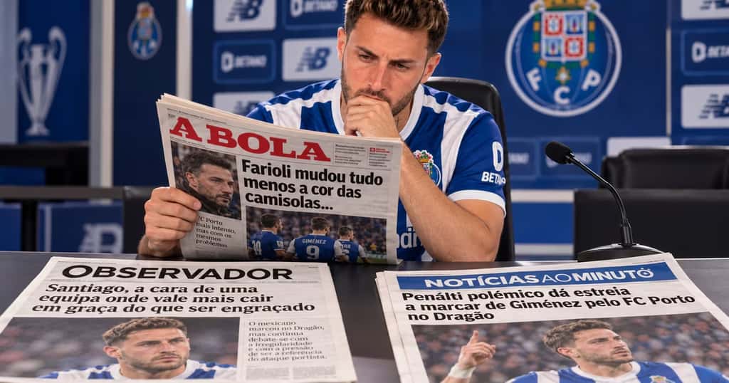 Santiago Giménez vuelve a marcar con el Porto y la prensa portuguesa le exige continuidad