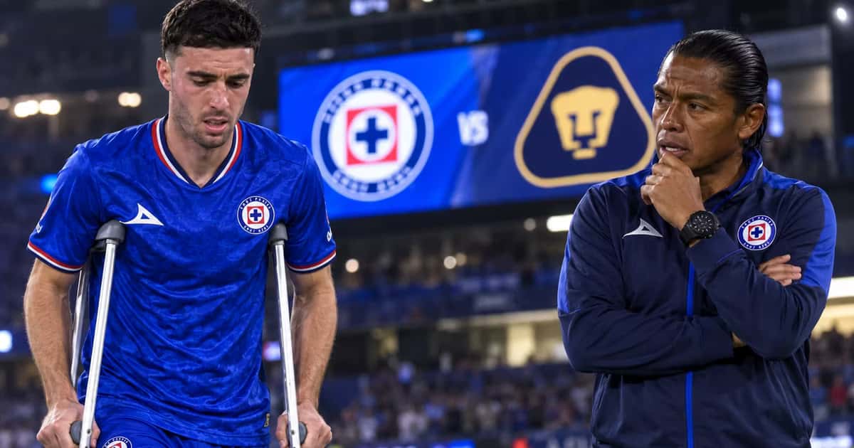 José Paradela puede ser baja en Cruz Azul