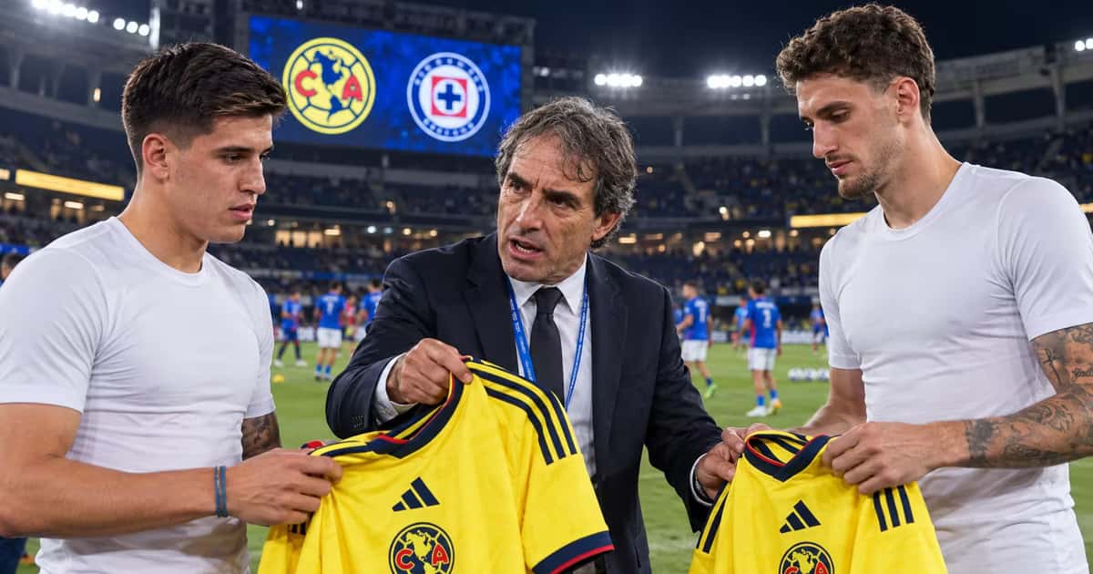 Ramos Mingo y Santiago Bueno en el América vs Cruz Azul