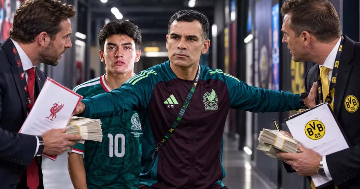 Rafa Márquez y Gilberto Mora