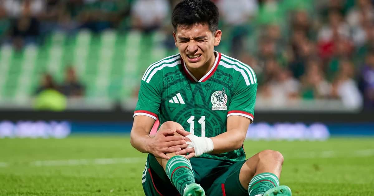 Gilberto Mora se lesionó previo al México versus Estados Unidos