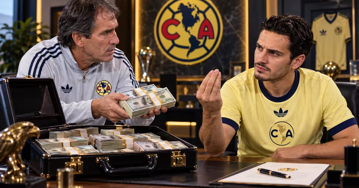 Almada respalda a Raphel Veiga y el Club América puede comprar la carta pase del brasileño
