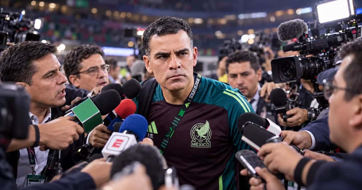 Rafa Márquez en rueda de prensa