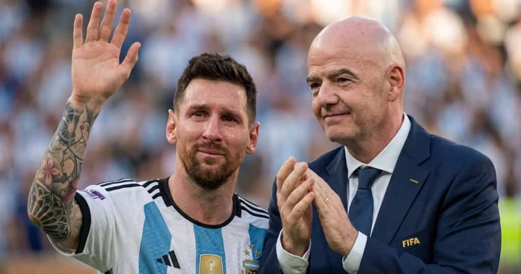 Gianni Infantino también se sumó a los elogios para Lionel Messi tras su renuncia a a la selección argentina