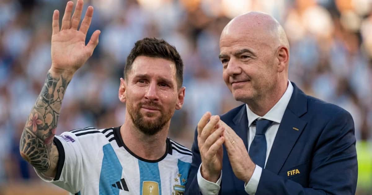 Infantino elogió el legado de Messi tras su retiro, pero sus palabras reavivaron las críticas por su cercanía con el argentino