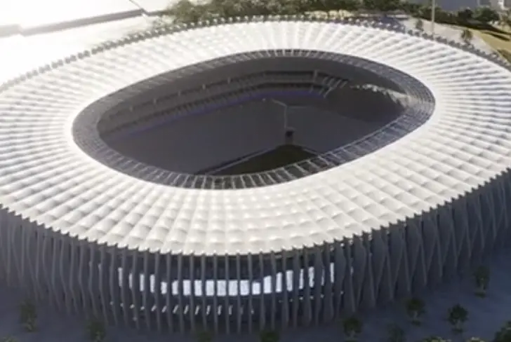 El render de cómo se vería la nueva casa de Cruz Azul.
