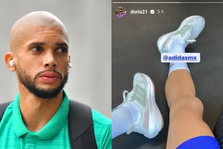Matheus Doria incluso entrenó con la indumentaria celeste
