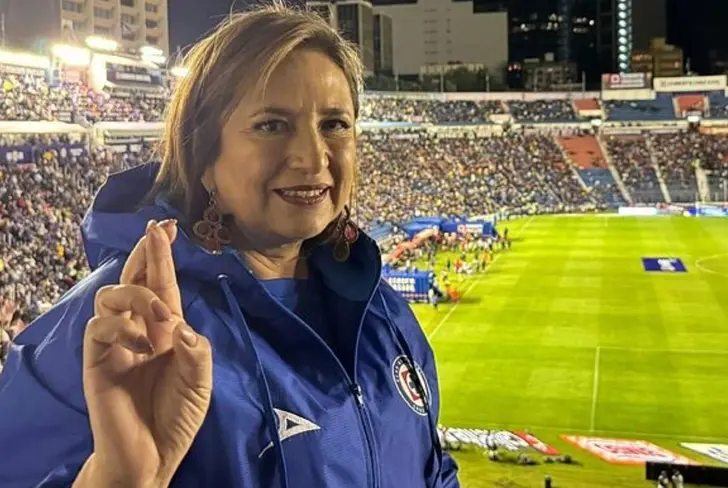 No hay ningún político más a fin al club celeste que Xóchitl.