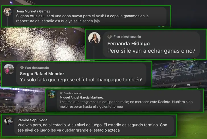 Comentarios sobre el regreso al Azteca