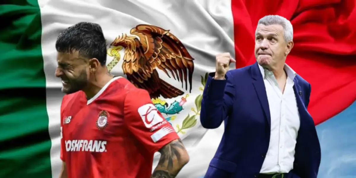 Alexis Vega junto a Javier Aguirre / FOTO FÚTBOL TOTAL