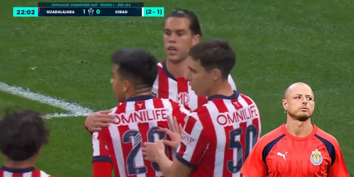 Captura de Concachampions del gol de Beltrán