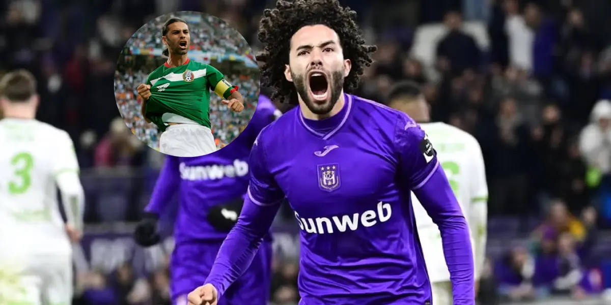 (VIDEO) A lo Rafa Márquez, golazo del Chino Huerta y hasta volvió loco al técnico del Anderlecht