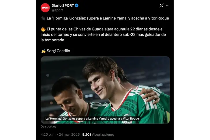 Información de medios españoles sobre Armando González