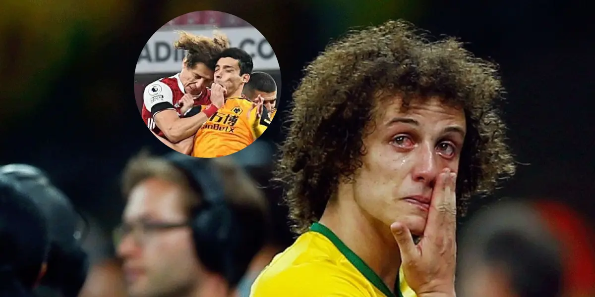 Karma total, arruinó a Raúl Jiménez y el 'castigo' que recibe David Luiz en Brasil