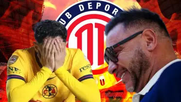 Diego Valdés junto a Antonio Mohamed / FOTO JUAN FÚTBOL