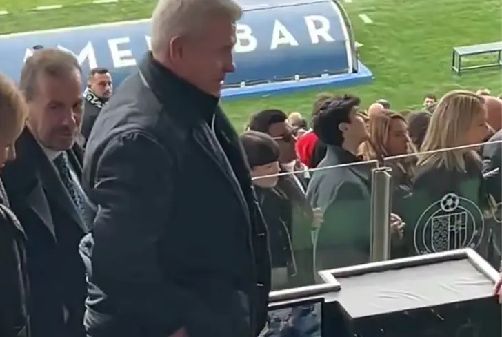 Javier Aguirre a su salida del estadio Coliseum del Getafe