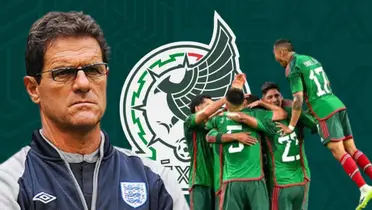 Fabio Capello junto a jugadores del Tri / FOTO THE GUARDIAN