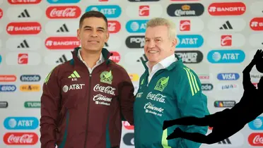 Márquez y Aguirre en confe. Foto: FMF