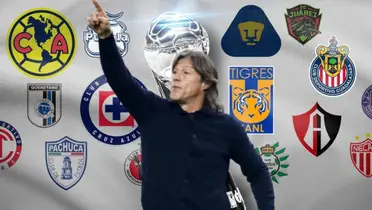 Matías Almeyda junto a equipos de la Liga MX / TV AZTECA