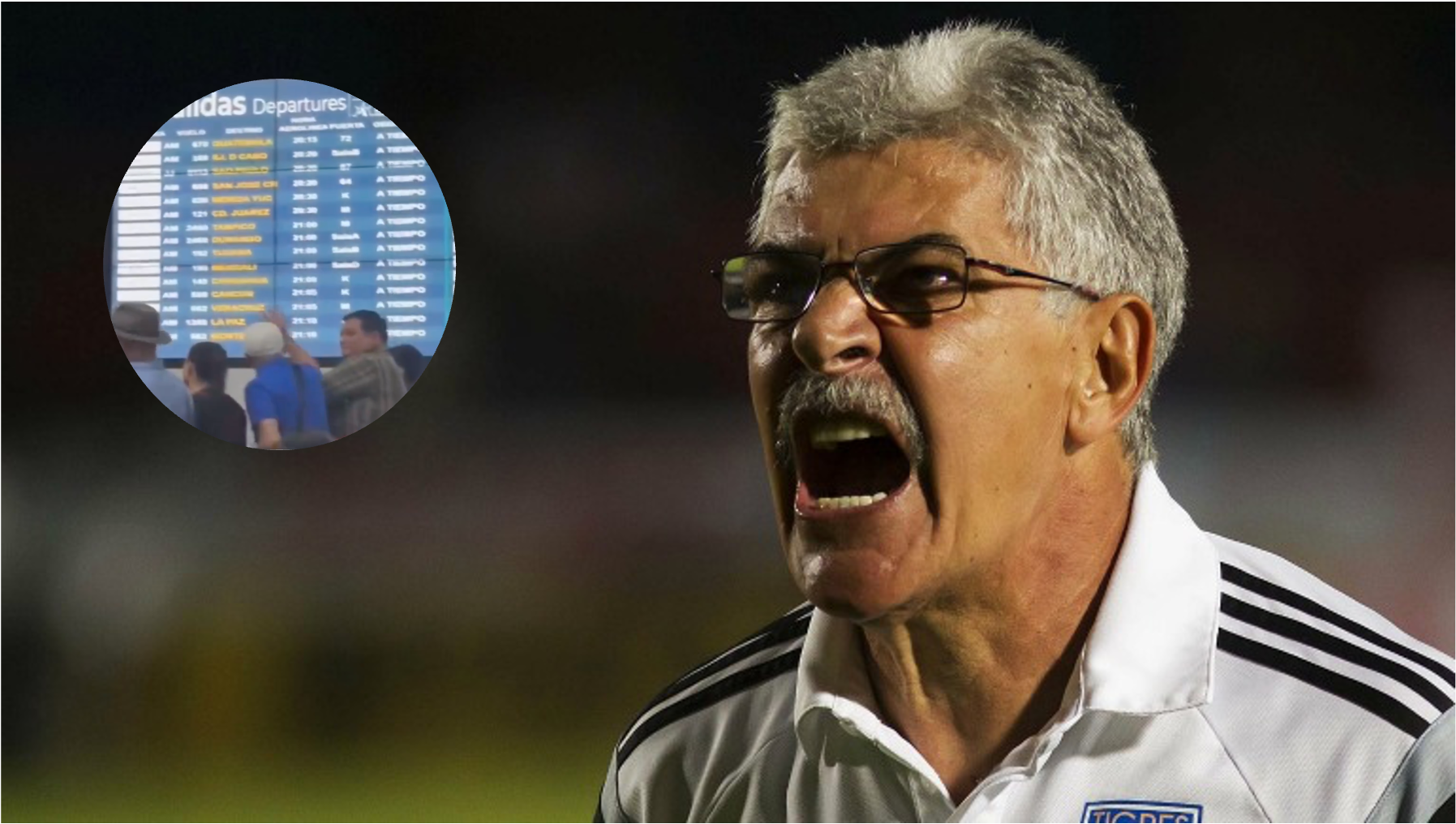 No pierde el estilo, el video del Tuca Ferretti, insultando en un aeropuerto